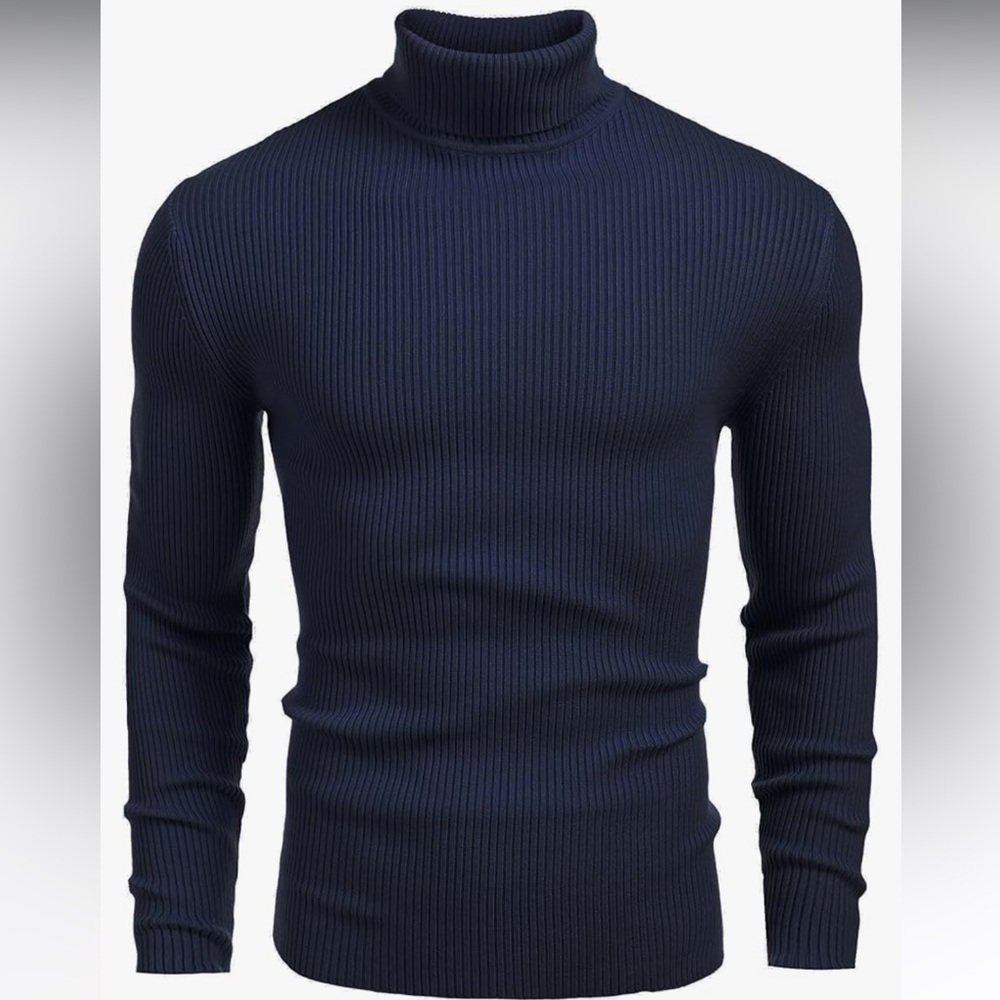 **NWT** Men’s Coofandy Ribbed Turtleneck